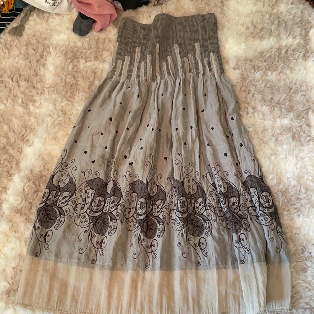 One size Strapless dress